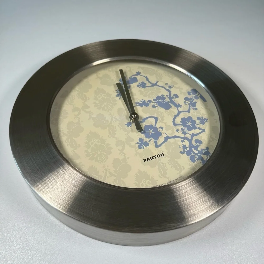 RARE VINTAGE Verner Panton Clock By Kirch & Co. Works Cherry Tree Blossom Design